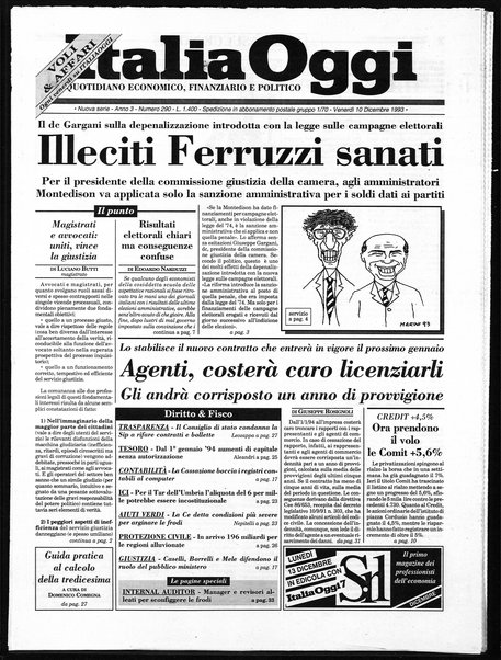 Italia oggi : quotidiano di economia finanza e politica